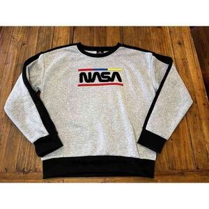 Gray and Black Women's Sweatshirt